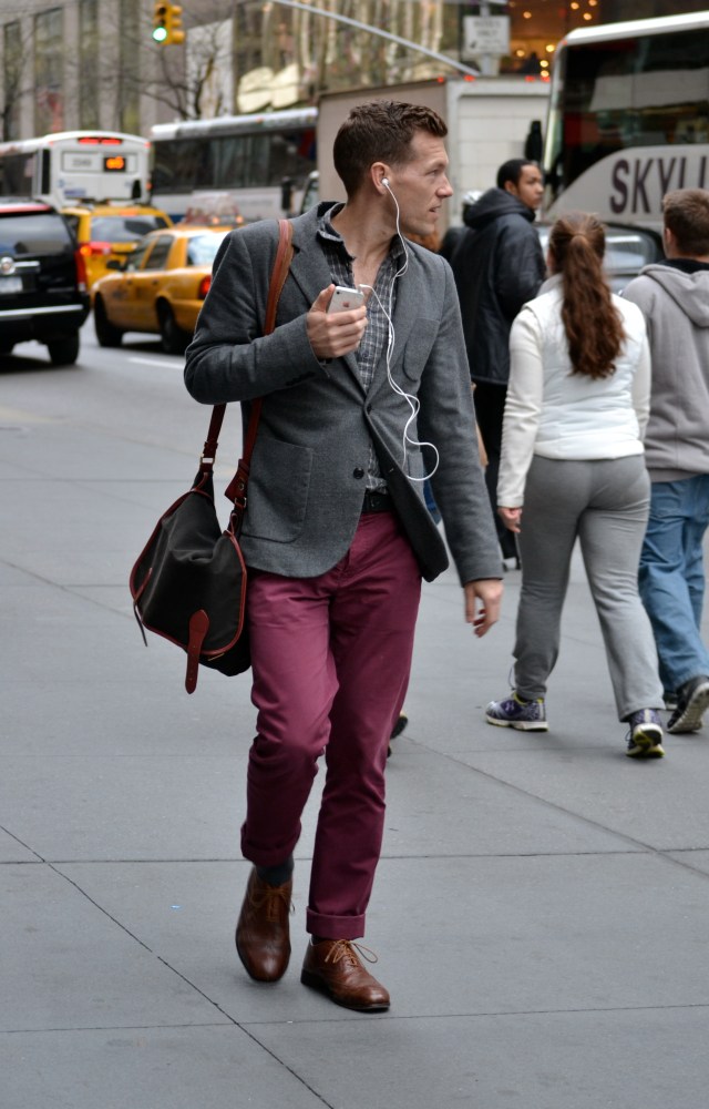 burgundy chinos